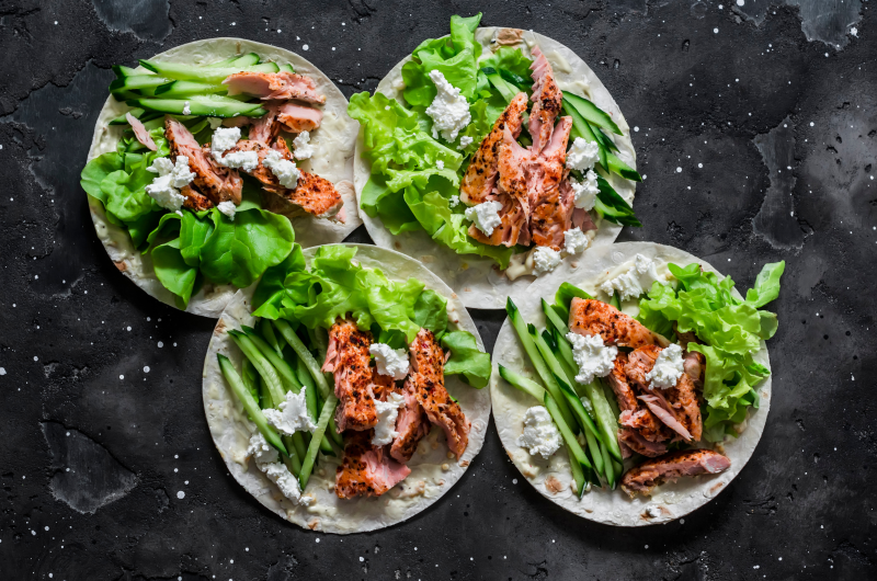 Grilled Salmon Tacos