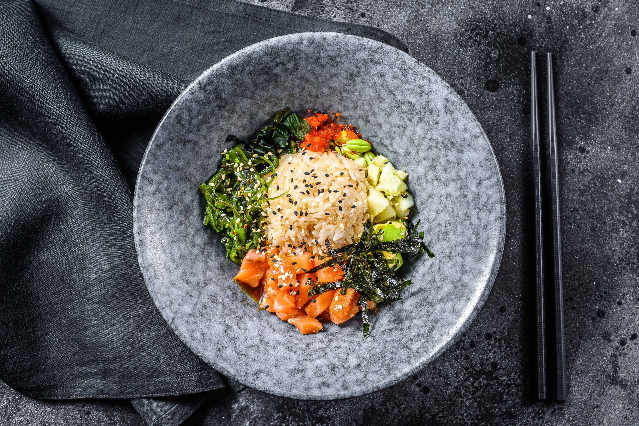 Poke Bowl au saumon