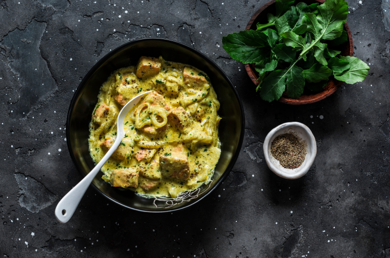 Creamy Salmon Curry